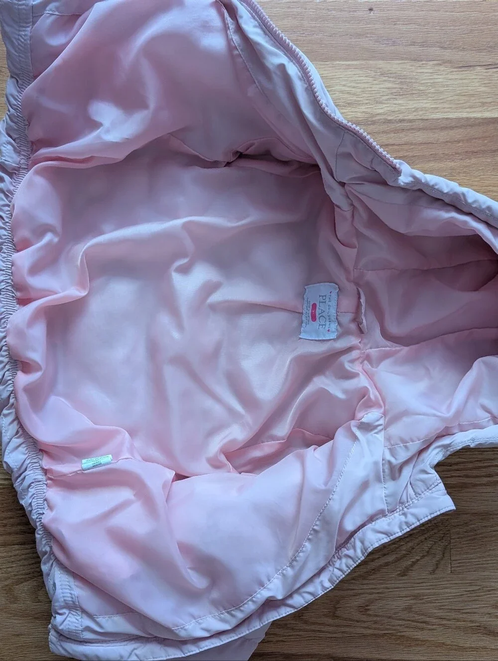 The Children's Place 3T Pastel Pink Quilted Hooded Jacket